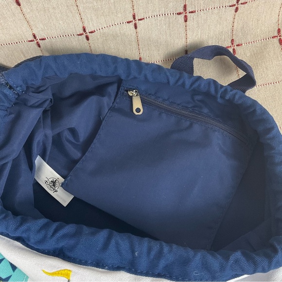 🌈HP🌈 Auth Walt Disney World 2020 Cinderellas Castle Canvas Cinch Bag Backpack - Picture 6 of 8